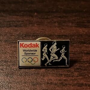 Vintage Kodak Worldwide Sponsor Athens Greece Olympics Lapel Hat Pin‎